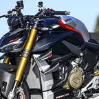 For DUCATI Streetfighter V4 V4S V4SP Italian Tricolor Flags for Wings 3D Winglet Flank Sticker Decal
