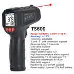 Mestek Digital Infrared Thermometer Non-Contact IR Laser Temperature Gun -50 to 800 C