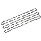 Chainsaw Blades 3 Pieces Saw Chains Semi Chisel for 3/8" Pitch 1.3mm Gauge 44 45 50 52 55 56 57 59 Drive Links Are Available