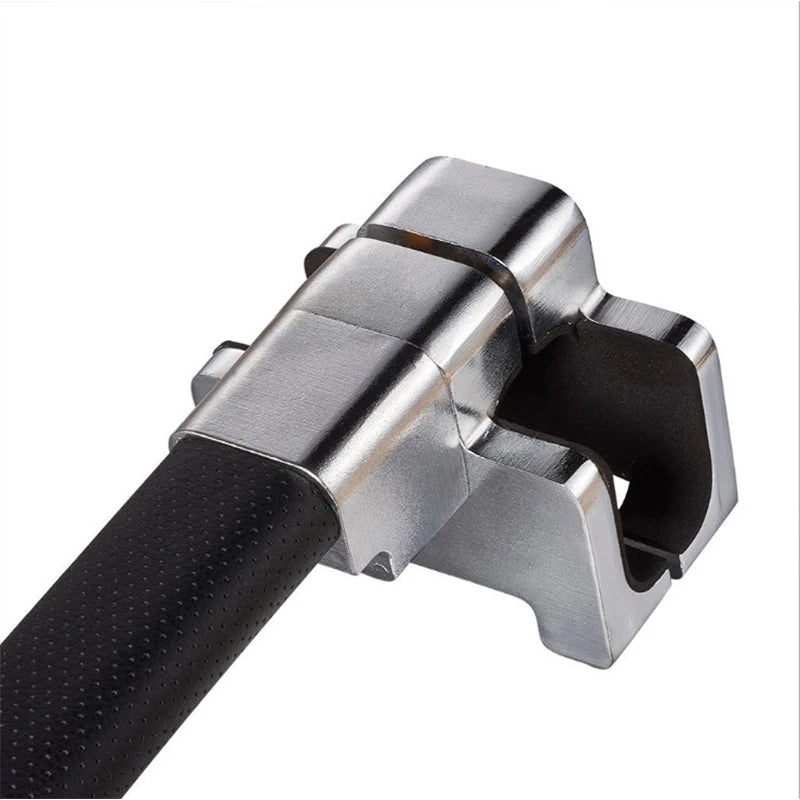 Universal Car Anti theft Safety Alarm Lock Car Steering Wheel Lock Retractable Security Car Locks Security Anti-Theft Tool