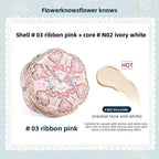 [New Product] Bonnie Garden Flower Knows Air Cushion Powder Delicate Skin Concealer Makeup