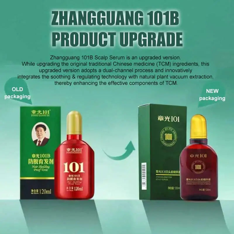 Zhangguang 101B Hair Care Tonic Essence 120ML - Scalp Nourishing Formula