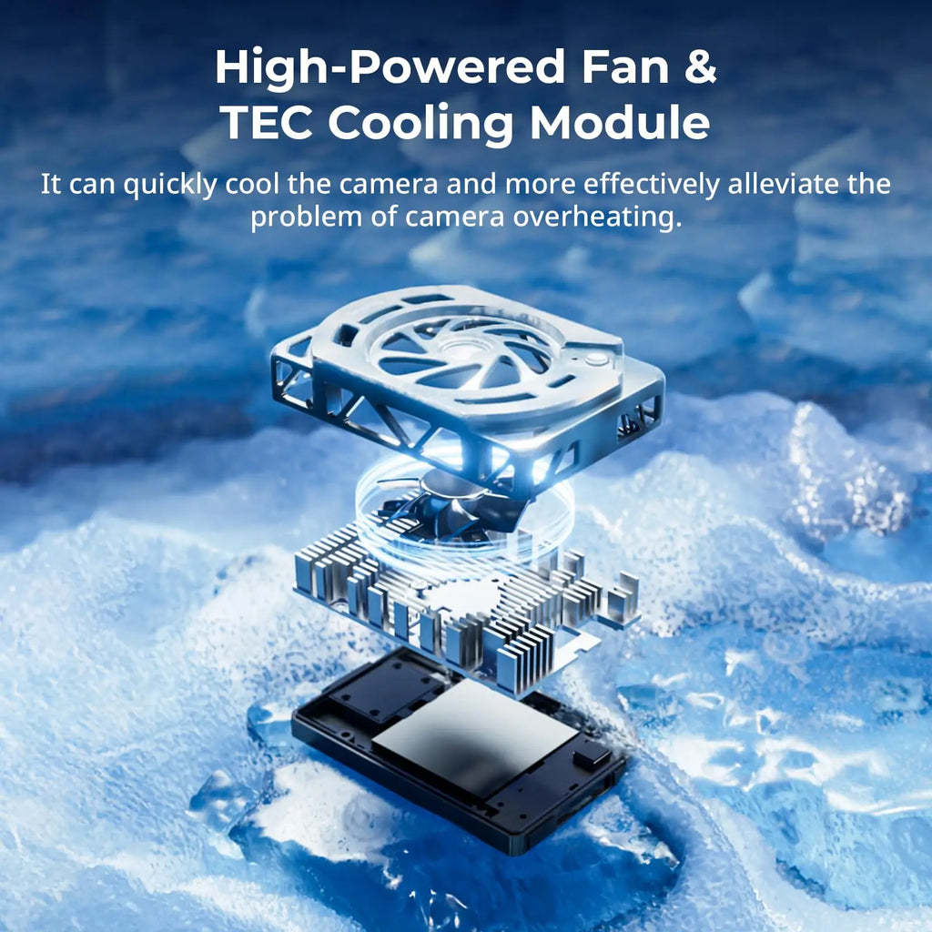 SmallRig Cooling System for Sony / Canon / FUJIFILM Cameras Can use with or without Cage, Lighter and Free,Suit V-Mount Battey