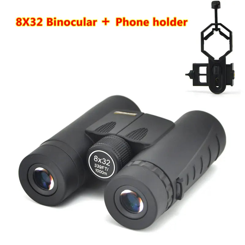 Visionking Professional 8x32 Binocular Long Eye Relief Outdoor Sport Camping Birdwatching Travling Survival Bak4 Roof Telescope