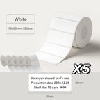 NIIMBOT B21/B1/B3S White Thermal Label Sticker Paper Printable 20-50mm
