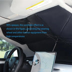 Car Sunshade Car Sunshade Retractable Sunscreen Heat Insulation Front Windshield Parasol Summer Sunscreen Products
