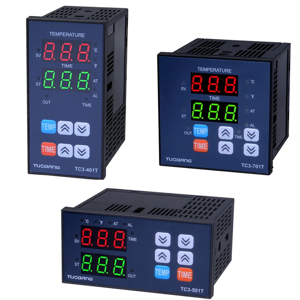TC3-401T multifunctional digital display temperature controller high-precision temperature time integrated hot stamping machine