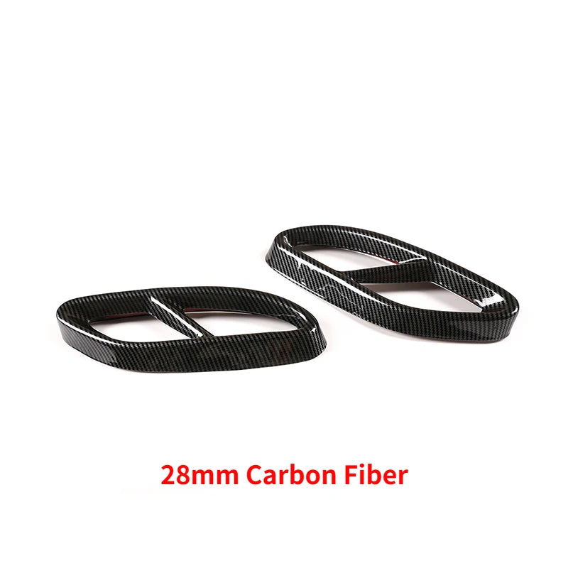For Mercedes Benz GLC A B C E Class X253 W205 W213 W176 W177 W246 W247 2016-2019 Car Exhaust Pipe Cover Trim Car Accessories