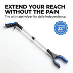 Grabber Reacher Tool - Foldable Gripper and Reaching Tool - Heavy Duty Pick Up Stick Grabbers for Seniors, Trash, Surgery Recove