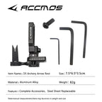 ACCMOS Compound Bow Arrow Rest D5 Steel Sheet Archery Arrow Rest Aluminum Alloy Hunting Shooting Accessory