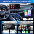 CarlinKit MINI SE Pro Wireless Adapter Smart Wireless CarPlay Android Auto USB Dongle WiFi Bluetooth Auto Connection OTA Upgrade