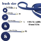 Heavy Duty PVC Training Dog Leash, 6FT Waterproof Chew Resistant Recall Lead with 360° Swivel Buckle