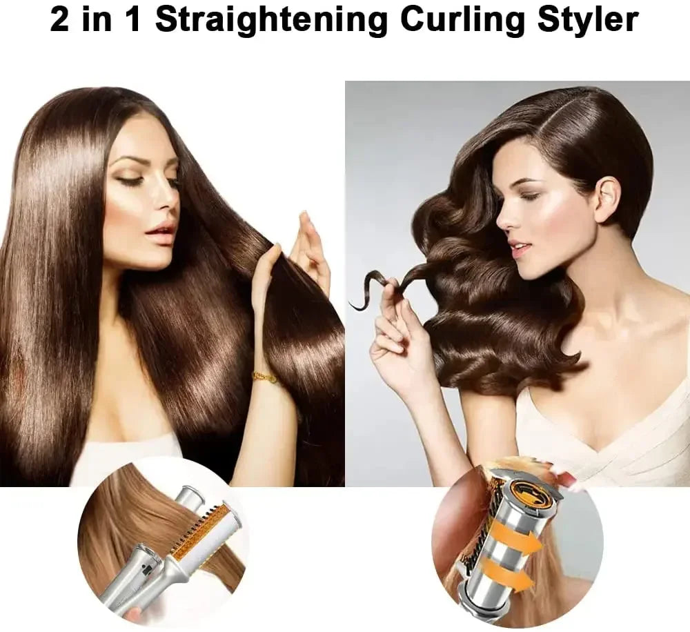 Automatic Rotating Hair Curler Wand Styler, Auto Curling Iron with EU/UK/US Plug Options
