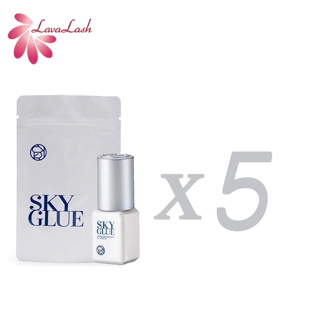 5ml Sky Glue Fast Dry Strong False Lash Adhesive Long Lasting 6-7 Weeks Eyelash Extension Glue Low Smell No Irritation