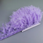 10-15cm Marabou Feathers Trim DIY Wedding Turkey Feather Ribbon Crafts Sewing Clothing Party Plume Handmade Home Decor