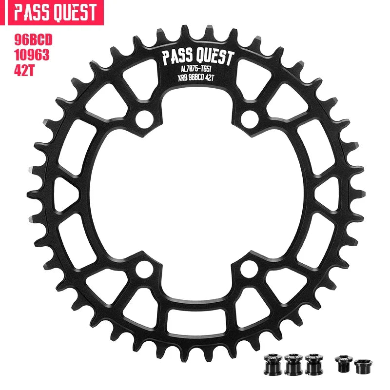 Boost Your MTB Ride with PASS QUEST Oval Chainring for Deore XT