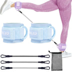 Yoga Exercise Tools Fitness Ankle Buckles Stretchy Leg Bands Resistance Bands Leg And Hip Trainer Adjustable Foot Support Sleeve