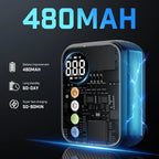 Carsun Mini Electric Bike Air Pump Wireless Portable 150Psi Tire Inflator with 480Mah Rechargeable Battery & Digital Display