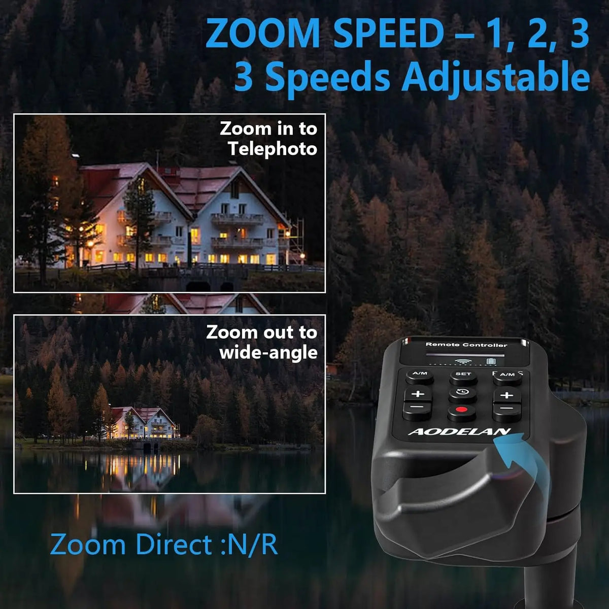 Updated Wireless Camcorder Remote Control Zoom Controller For Canon Sony Lens Zoom Focus IRIS Recording Video Camera Controllor