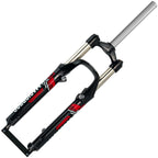 MAGICBROS 26-Inch Shock-Absorbing Front Fork for Mountain Bikes - Disc Brake & V-Brake Compatible Bicycle Front Suspension