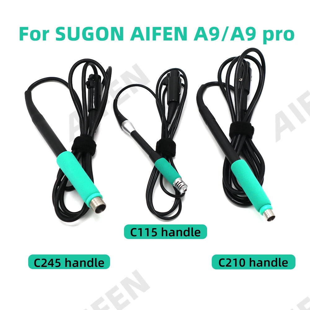 Sugon Aifen A9 Soldering Station Handle Soldering Iron Tips Soldering Handle for JBC C115/C210/C245 Replacement Iron Kit