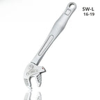 Heavy-Duty Industrial Crab Claw Wrench Self-Adjusting Ratchet Wide Jaw for Automotive Piping Manufacturing
