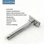 KAMPFE Stainless Steel CNC  safety razor Smooth Shavewomen hair Manual double-edgedremoval tool shaver men gift  