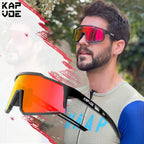 Kapvoe Cycling Glasses Polarized MTB Road Bike Glasses UV400 Protection Sunglasses Ultra Light Sport Eyewear Equipment