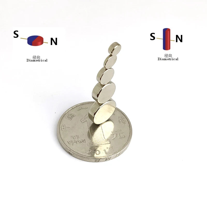 50PCS/LOT magnet Magnetic 6x2 6x2.5 2x1 4x2 4x3 5x2 5x3 8x2 10x3 6x3 mm encoder AS5600 AS5040 AS5045 AS5047 AS5048 AS5145 AS5147