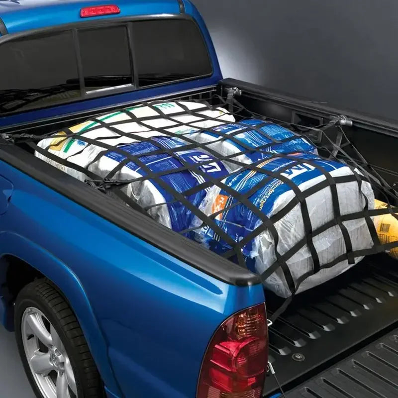 Heavy Duty Roof Rack Cargo Net PVC Webbing Truck Pickup SUV Van Cargo Safetyweb Control Net For Car Roof Car modification parts
