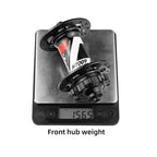 MT009 Boost MTB front disc hub 28H/32H/36H 15x110 or 15x100, QR/Thru Axle, colors
