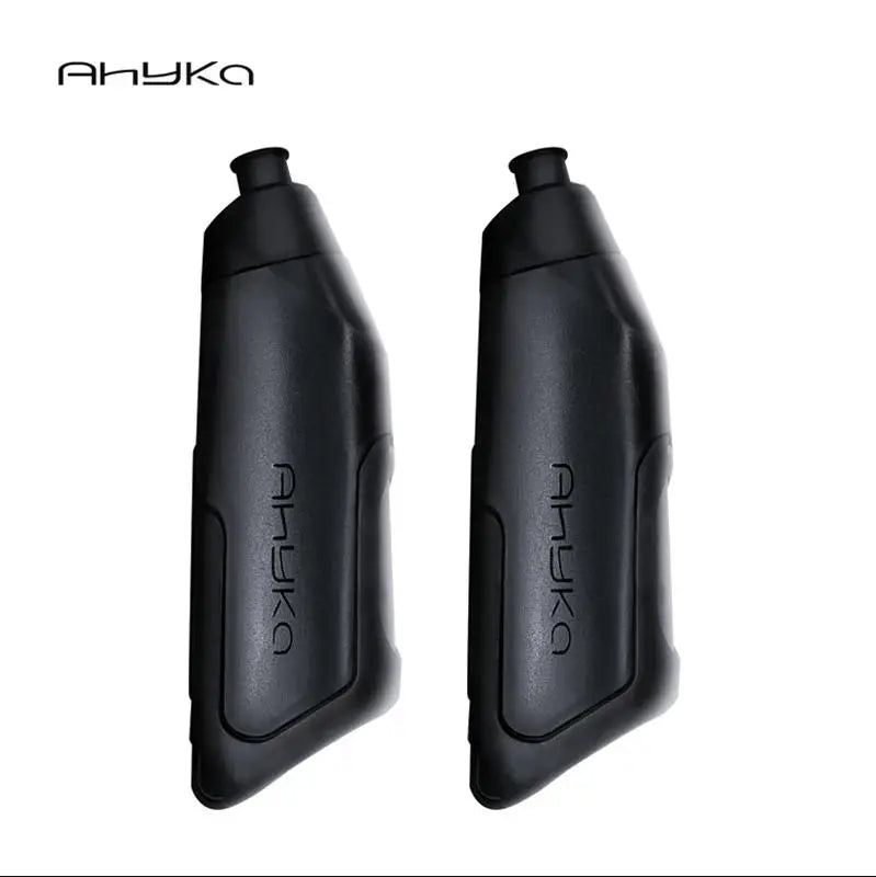 AhyKa Aerodynamic Bike Water Bottle Set 600ml Lightweight Road Bike Cycling Water Bottle Squeeze to Drink Design