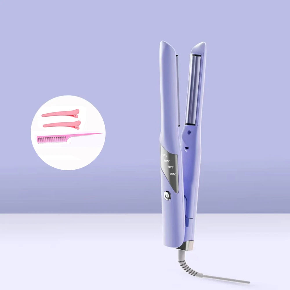 Semi-Arc Shaped Splint Morgan Curling Iron Hair Ceramic Curlers Fluffy Hair Root Perm Curling Fast Heating Flat Iron