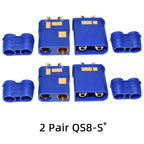 QS8 Connector Male and Female High Current Qs8 Anti Spark Connectors Application with Battery Charger Remote Control Toys Drone