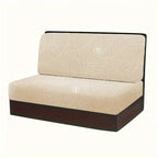 Jacquard RV Dinette Sofa Seat Cushion Cover Elastic Armless Couch Slipcovers Anti-slip Anti-dirt Camper Car Bench Slipcover