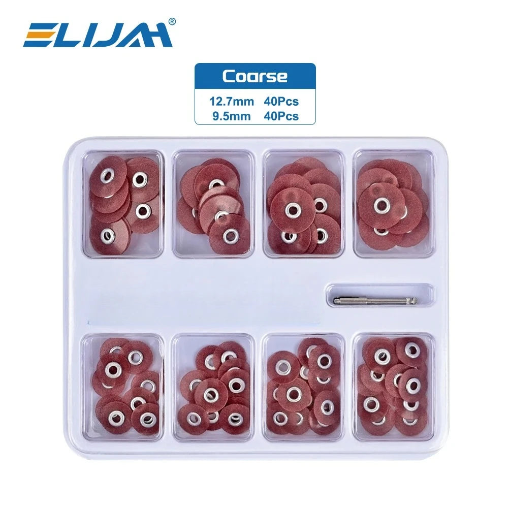 SYJH 80Pcs/Box Dental Finishing and Polishing Discs Holding Rod Soflex Flexi Disc RA Shank Teeth Whitening Material Dentist