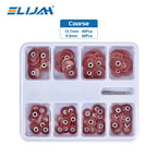 SYJH 80Pcs/Box Dental Finishing and Polishing Discs Holding Rod Soflex Flexi Disc RA Shank Teeth Whitening Material Dentist