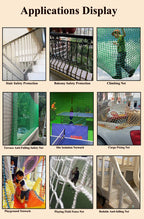 Garden Net Knotless Soccer Backstop Net, Sports Practice Barrier Net, Golf Ball Hitting Netting, Balcony Protection Safe Net