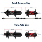 TANKE-MTB Hub Sealed Bearing,for Bicycle 8,9,10,11,12 Speed Mountain Bike Disc Brake,32 Holes,36 Holes,6 NBK Cubo,Aluminum Alloy