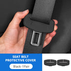 SEAMETAL Car Seat Belt Buckle Protector Cover 2Pcs Soft Silicone Anti-Collision Case Universal Seat Belt Buckle Protection Cover