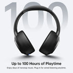 Oneodio EKSA P300 ANC Wireless Headphones Bluetooth 5.4 Active Noise Canceling Over Ear Hi-Res HiFi Headset With AI ENC Mic 100H
