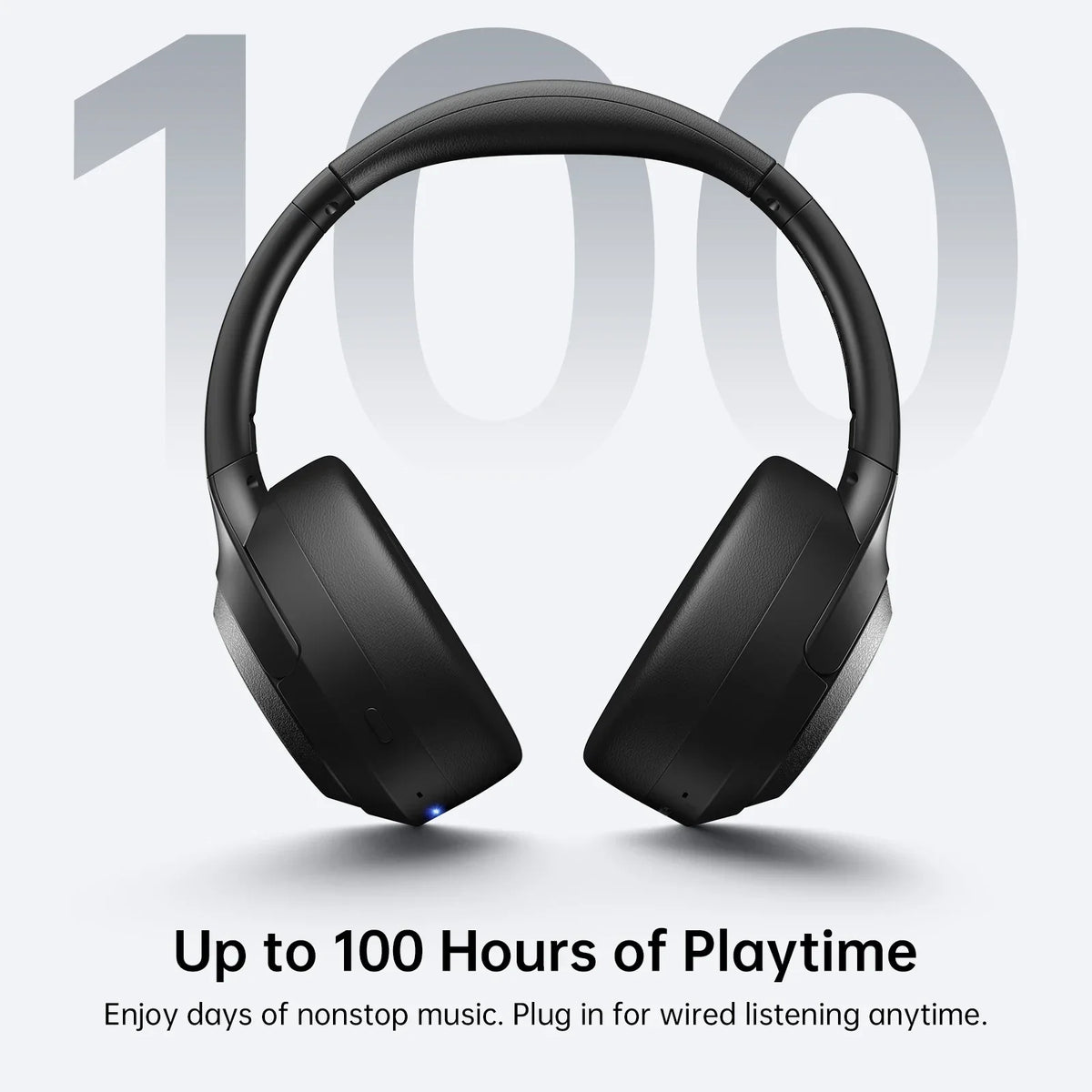 Oneodio EKSA P300 ANC Wireless Headphones Bluetooth 5.4 Active Noise Canceling Over Ear Hi-Res HiFi Headset With AI ENC Mic 100H