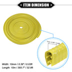 uxcell Car Door Edge Guard U-Shape Rubber Trim Seal Strip, 5m/10m Iron Black