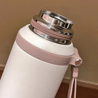 JUSTINLAU Spot Goods 600/800ML Thermos Cup Vacuum Flasks with Tea Strainer Stainless Steel Portable Travel Thermal Water Bottles