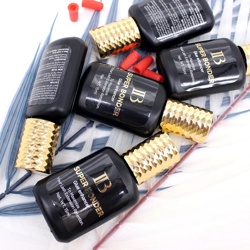 10 Bottles IBeauty Super Bonder 15ml To Maximize Your Eyelashes Retention Extensions Lava Lash Glue Korea IB Adhesive Enhancer