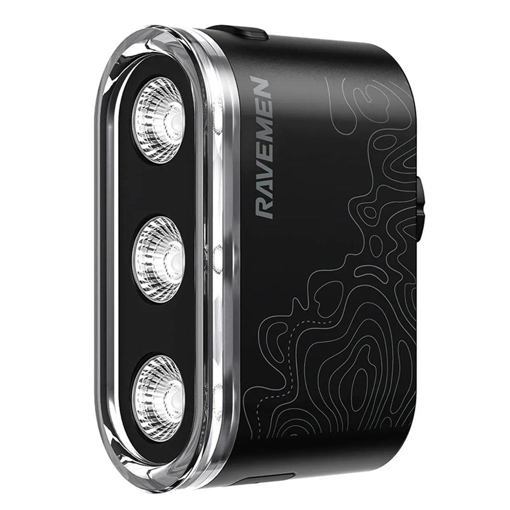 RAVEMEN TR500 Bike Rear Light Bicycle Taillight Lamp Rechargeable 1600mAh Auto On-Off 500 LED Lumens Flashing Brake Detection