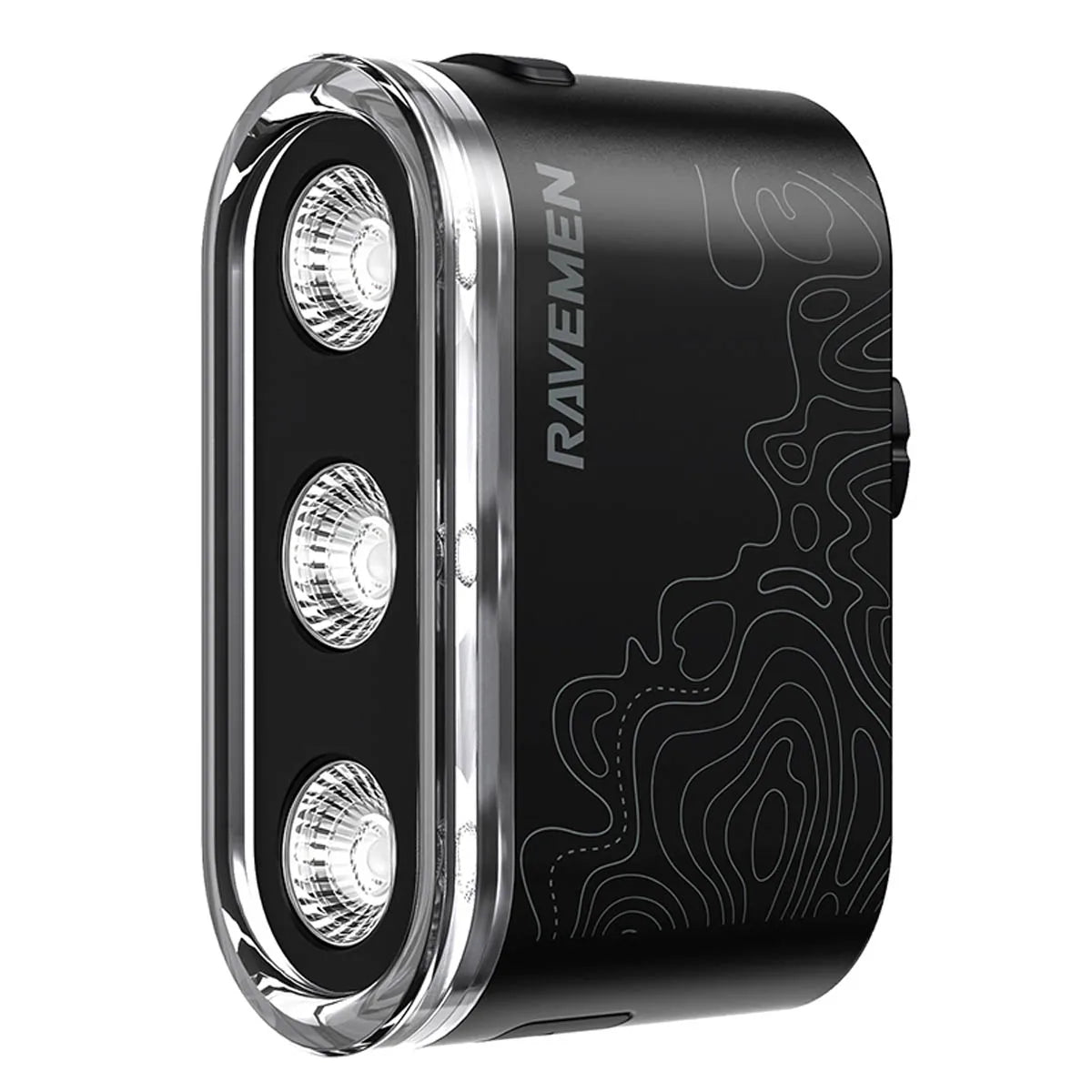 RAVEMEN TR500 Bike Rear Light Bicycle Taillight Lamp Rechargeable 1600mAh Auto On-Off 500 LED Lumens Flashing Brake Detection