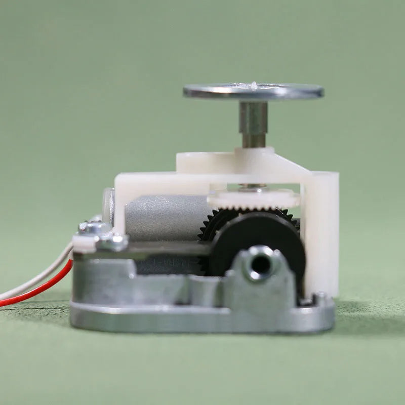 Yunsheng Movement 18 Tones Electric Rotation Music Box DIY for Your Nice Toys and Dolls Swan Lake Not Include AA Battery
