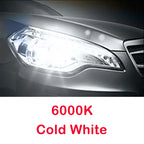 6000K Cold White / 12V 24V CANBUS / 2PCS 30000LM 160W / 9006/HB4