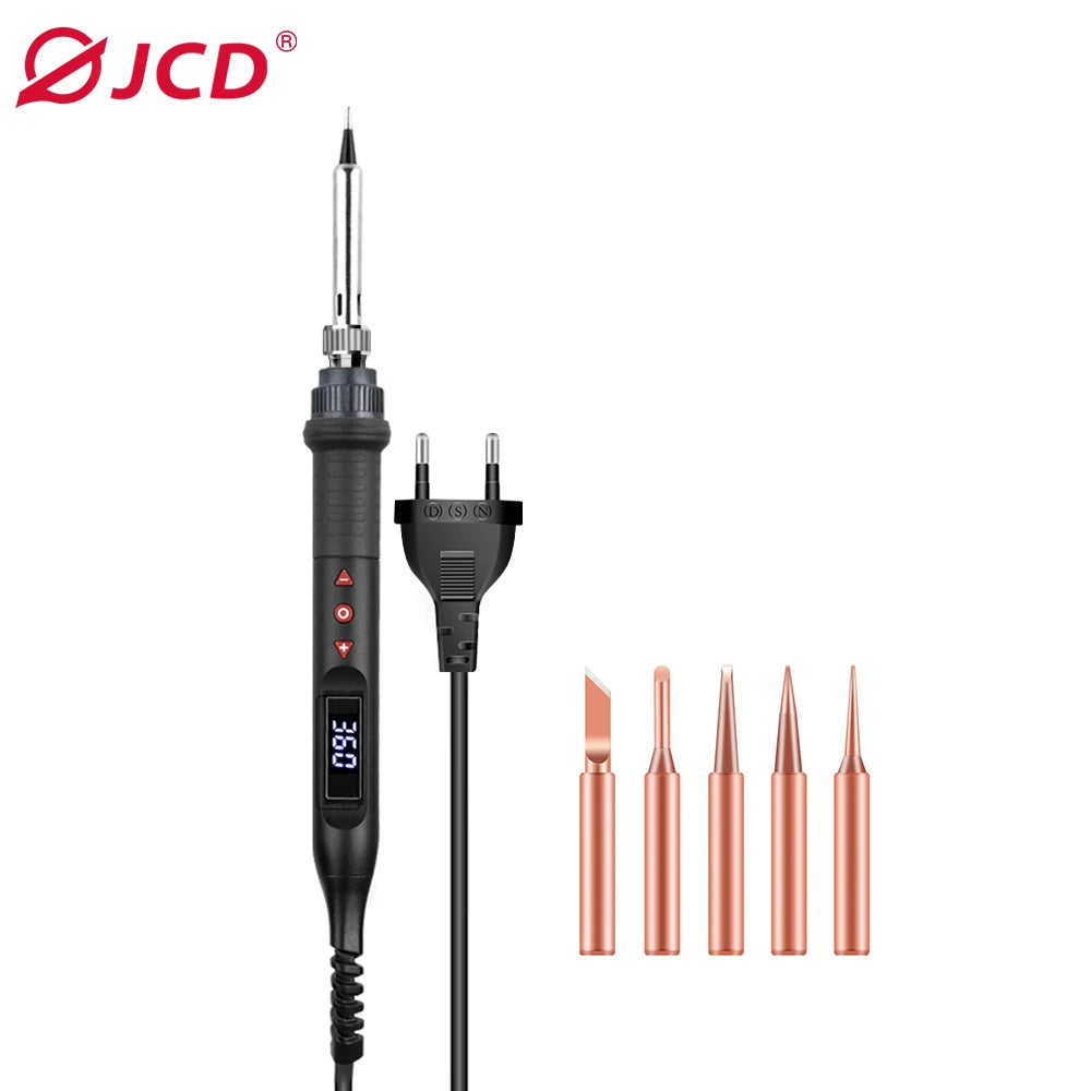 JCD 908U 80W Digital Soldering Iron kit 220V/110V Adjustable Temperature LCD Display Portable Soldering iron DIY Welding Tools